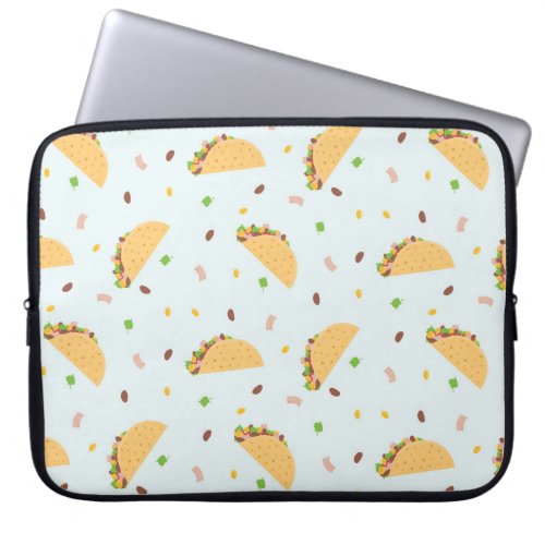 Hungry For Tacos Pattern Laptop Sleeve