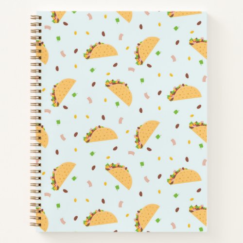 Hungry For Tacos Pattern Notebook