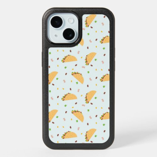 Hungry For Tacos Pattern iPhone 15 Case