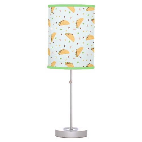 Hungry For Tacos Pattern Table Lamp