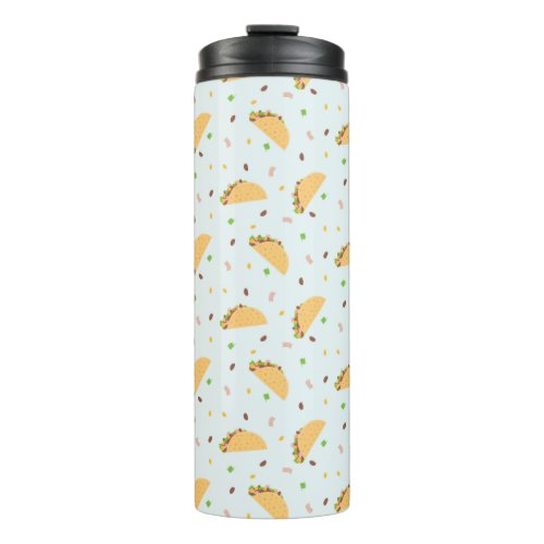 Hungry For Tacos Pattern Thermal Tumbler