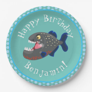 Hungry Paper Plate Fish