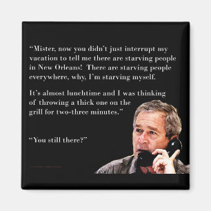 Hungry George W. Bush Magnet