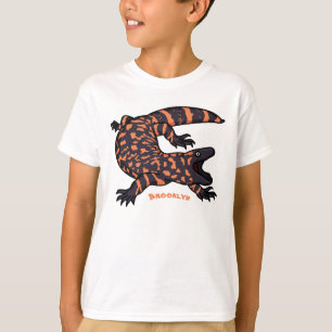 Hungry gila monster lizard cartoon illustration T-Shirt