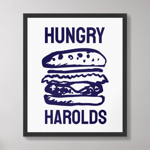 Hungry Harolds  Framed Art