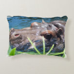 Hungry Hippo Accent Pillow