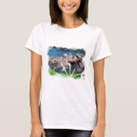 Hungry Hippo Ladies Fitted T-Shirt
