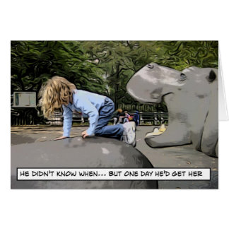 hungry hippo - one day cards