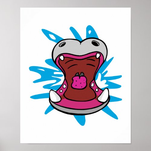 hungry hippo poster