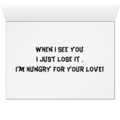 Hungry Hippos! - Romance Card (Inside Horizontal (Bottom))