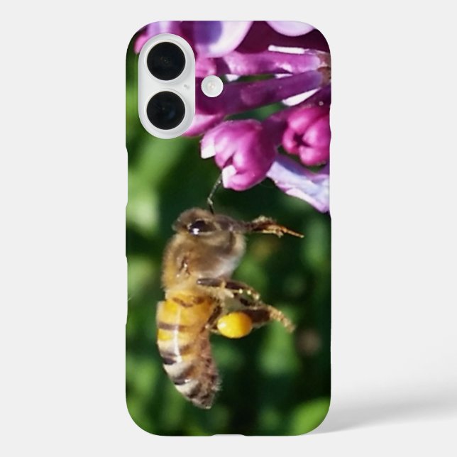 Hungry Honey Bee and Lilacs Case-Mate iPhone Case (Back)