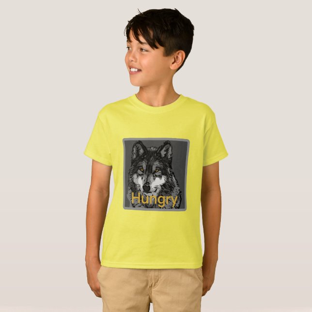 Hungry - Kids' Basic T-Shirt (Front Full)