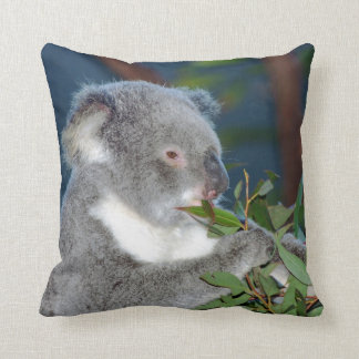 Hungry Koala Throw Pillow