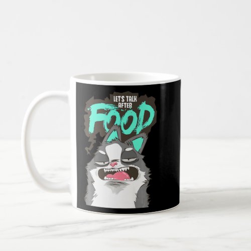 Hungry Lazy Ignorant Cat  Coffee Mug