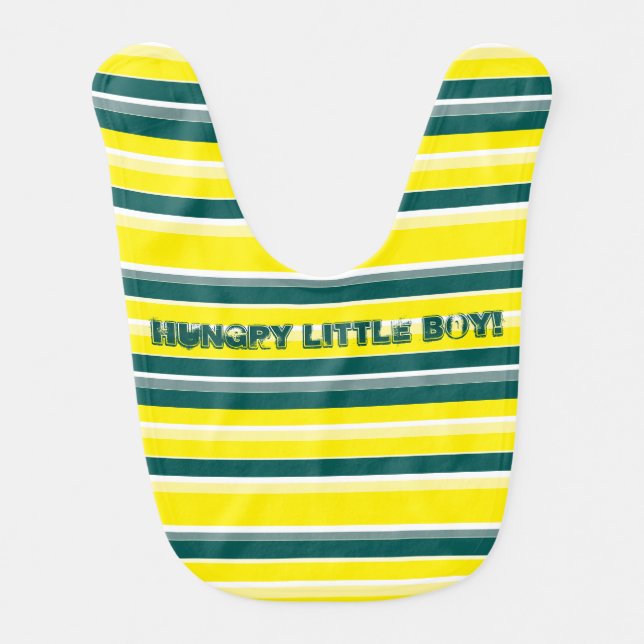 Hungry Little Boy Bib (Front)