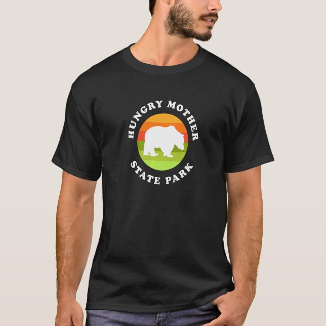 Hungry Mother State Park Virginia Bear VA Souvenir T-Shirt (Front)