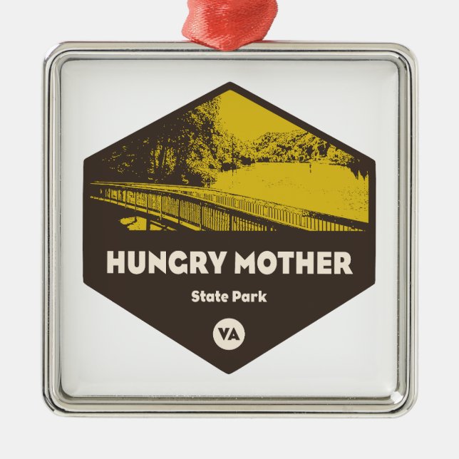 Hungry Mother State Park Virginia Metal Ornament (Front)