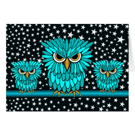 hungry owls cards (Front Horizontal)