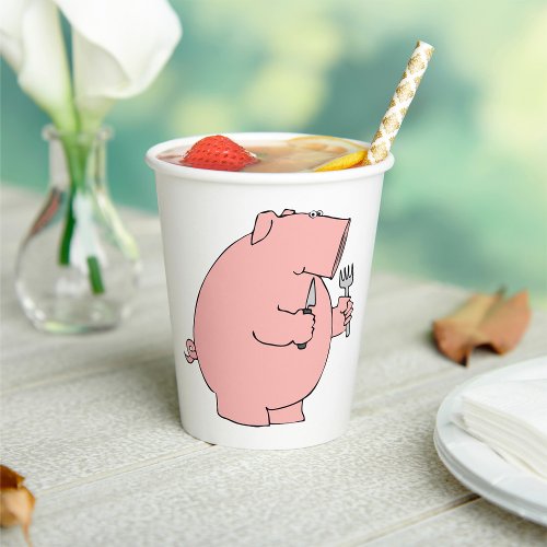 Hungry Pig Paper Cups