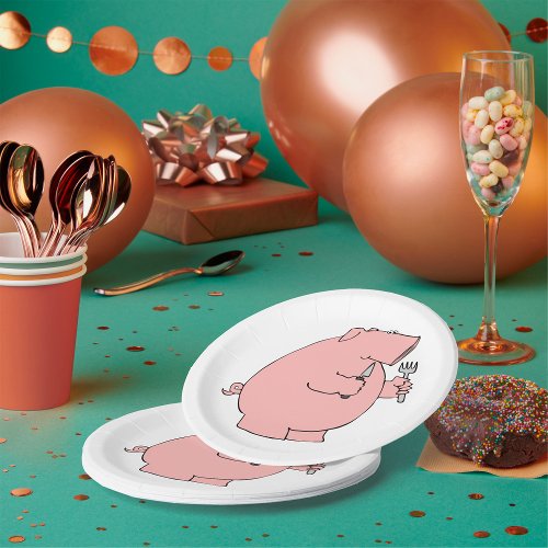 Hungry Pig Paper Plates