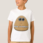 Hungry Pou w/ Text Tee Shirt