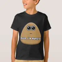 Hungry Pou w/ Text Tee Shirt