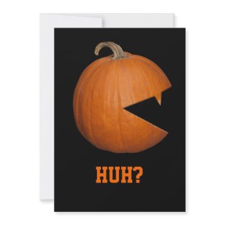 Hungry Pumpkin invitation