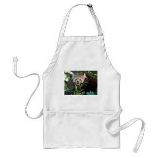 hungry Red panda Adult Apron