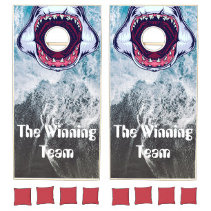 Hungry Shark Cornhole Set