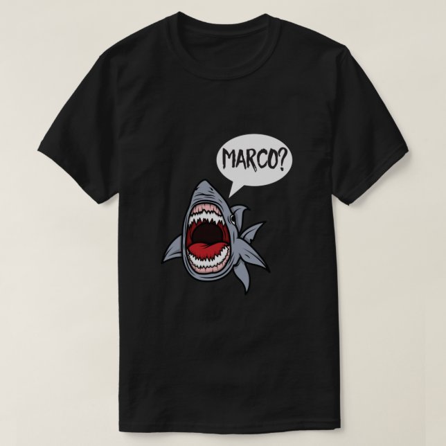 Hungry Shark Playing Marco Polo Essential (Design Front)