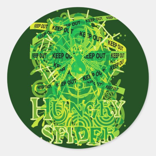 Hungry_Spider Classic Round Sticker
