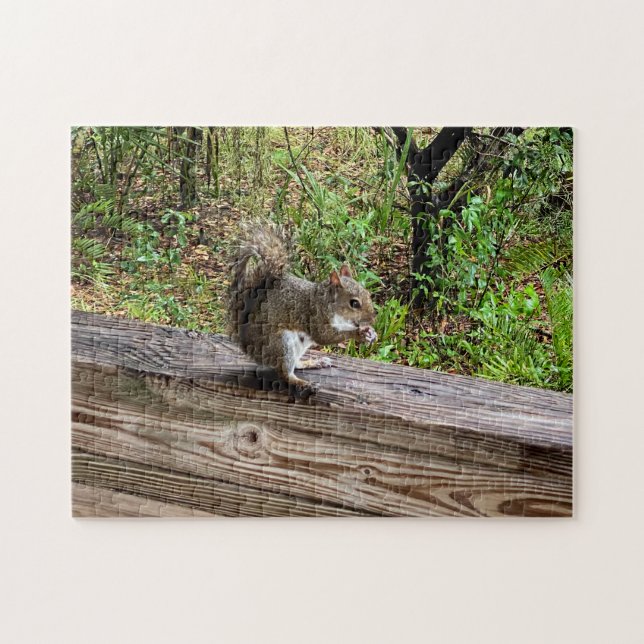 Hungry Squirrel Jigsaw Puzzle (Horizontal)