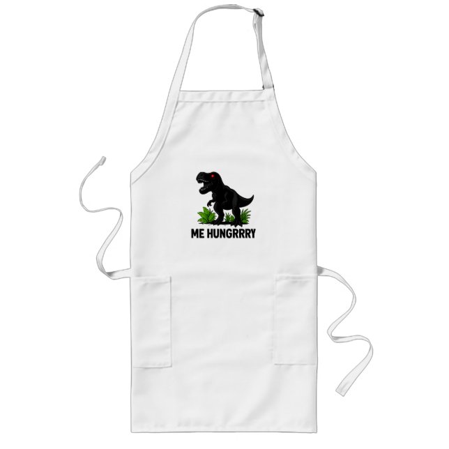 Hungry T-Rexx Long Apron (Front)