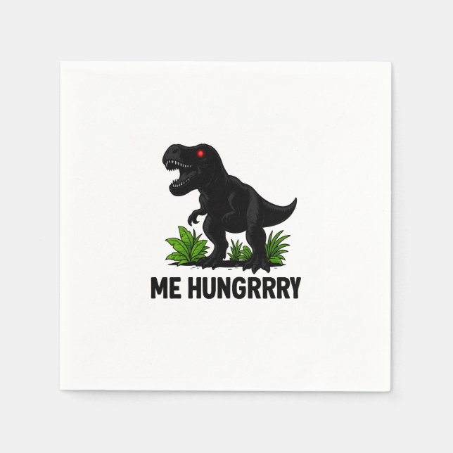 Hungry T-Rexx Napkins (Front)