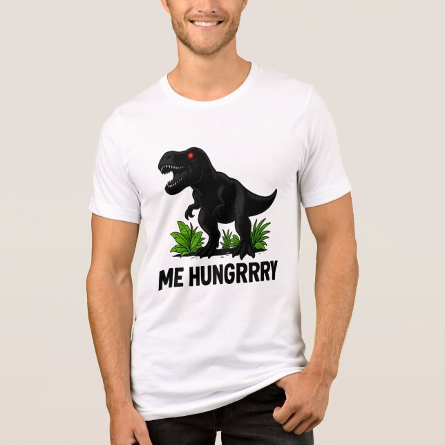 Hungry T-Rexx Tri-Blend Shirt (Front)