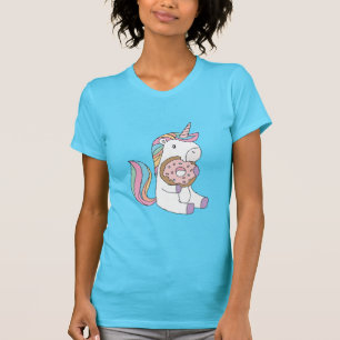 Hungry Unicorns Colorful Unicorn Art Cute Art T-Shirt