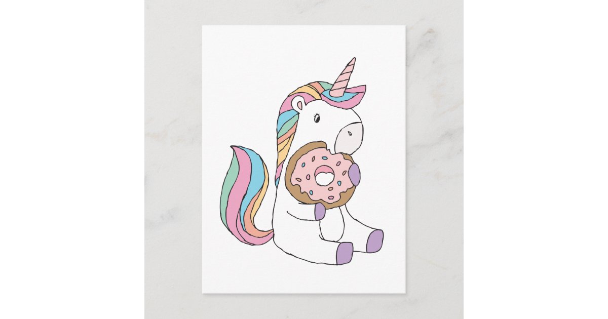 Hungry Unicorns Postcard | Zazzle