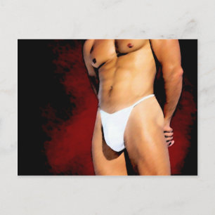 Hunk Postcard
