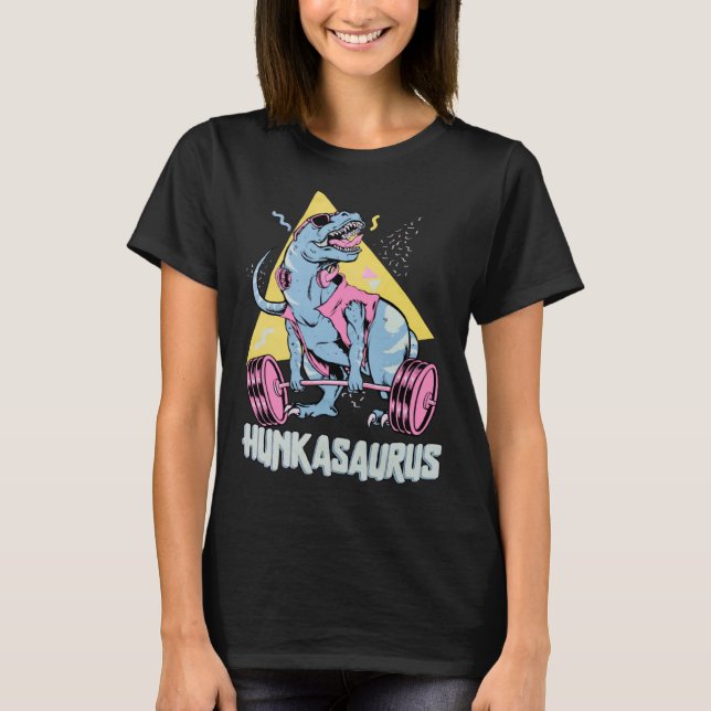 Hunkasaurus rex Dinosaur  Gym & Workout T-Shirt (Front)