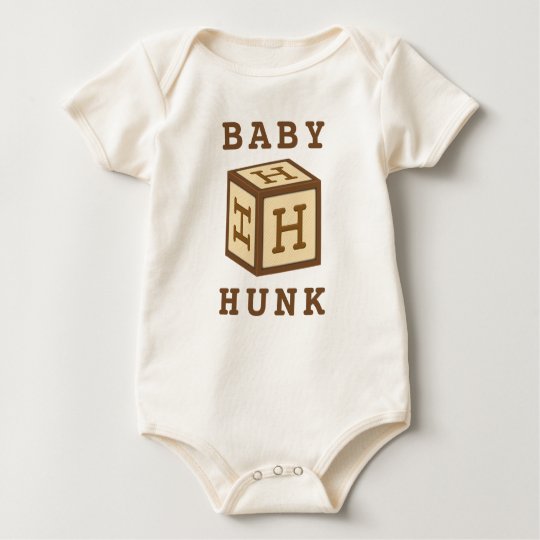 Hunk's Name on American Apparel Baby Bodysuit