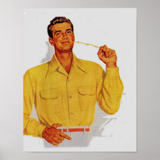 Hunky handsome hayseed poster