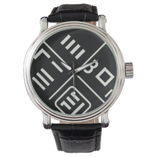 Hunminjeongeum – Korean Calligraphy Art" Watch
