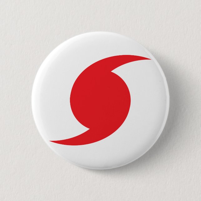 Hunnicane Symbol Button (Front)
