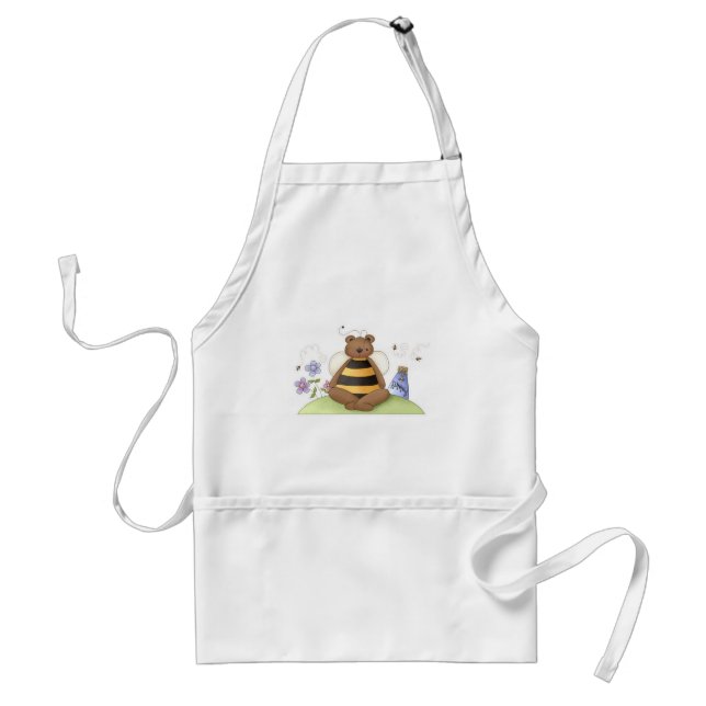 Hunny Bear Adult Apron (Front)