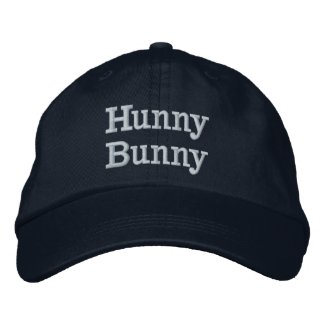 Hunny Bunny Embroidered Baseball Cap