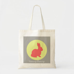 Hunny Bunny Funky Pastel Colors Tote Bag