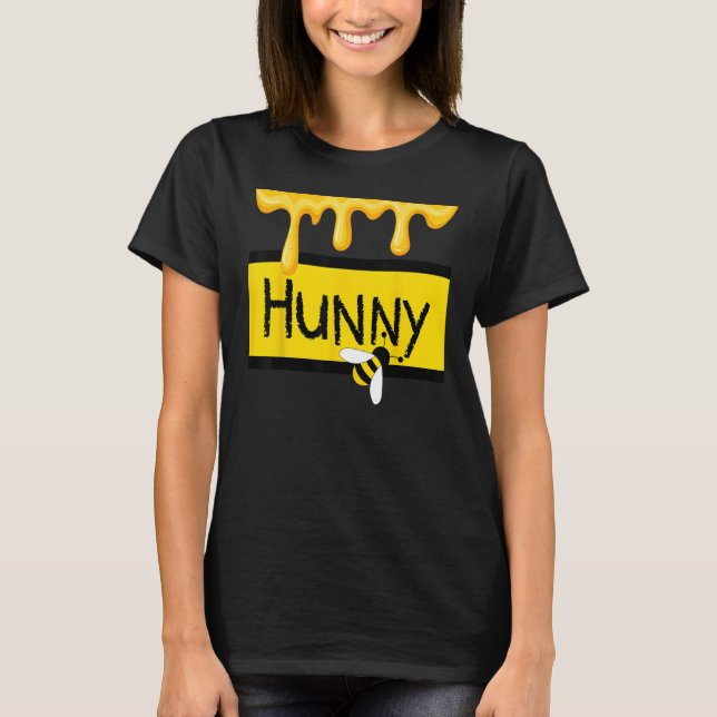Hunny (Honey) Jar Simulating with dripping honey a T-Shirt (Front)
