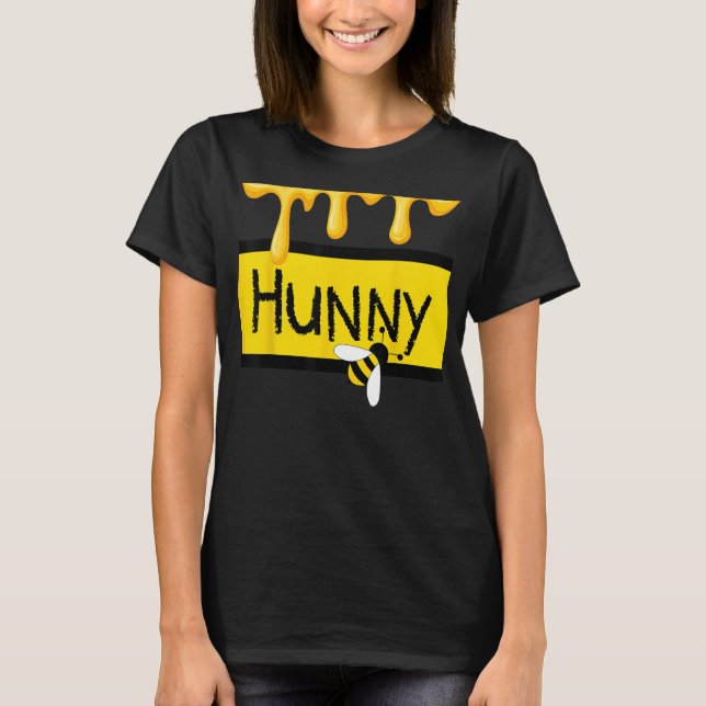 Hunny (Honey) Jar Simulating with dripping honey a T-Shirt (Front)