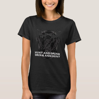 Hunt and Drink and Hunt Beer Wildlife Drinker Out T-Shirt