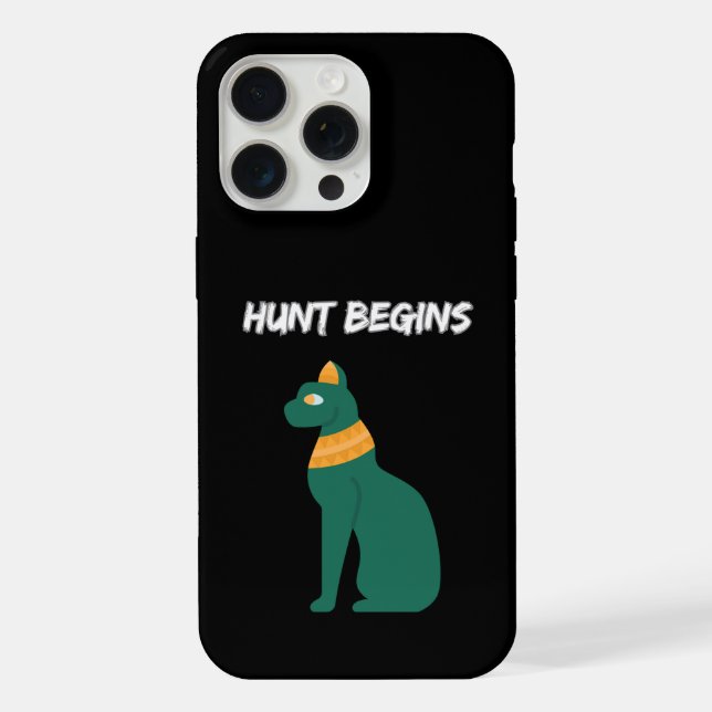 Hunt Begins Iphone Case (Back)